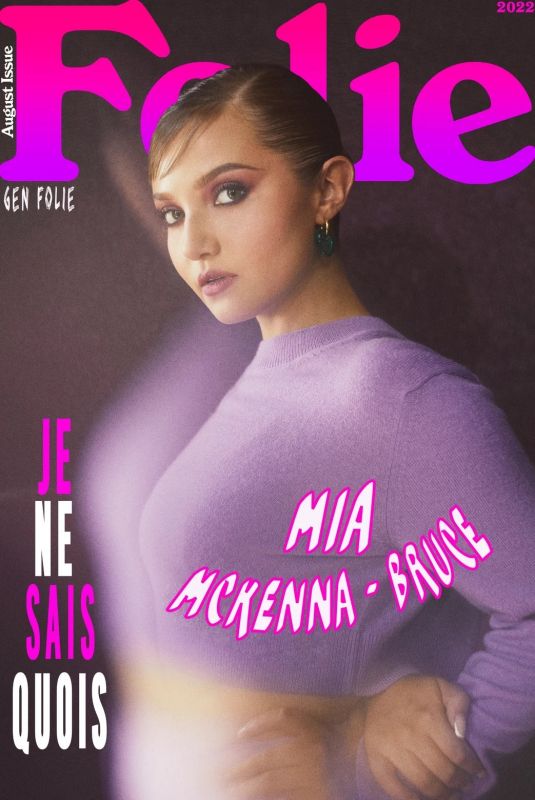MIA MCKENNA-BRUCE for Folie, August 2022