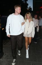 MICHELE LACROIX and Kevin de Bruyne Out for Dinner at Sexy Fish in London 07/31/2022