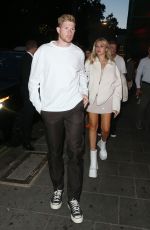 MICHELE LACROIX and Kevin de Bruyne Out for Dinner at Sexy Fish in London 07/31/2022