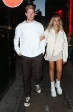 MICHELE LACROIX and Kevin de Bruyne Out for Dinner at Sexy Fish in London 07/31/2022