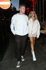MICHELE LACROIX and Kevin de Bruyne Out for Dinner at Sexy Fish in London 07/31/2022