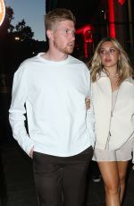 MICHELE LACROIX and Kevin de Bruyne Out for Dinner at Sexy Fish in London 07/31/2022