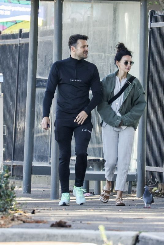 MICHELLE KEEGAN and Mark Wright Out for Brunch in Bondi 08/20/2022