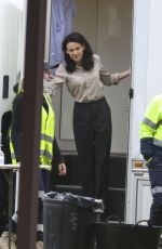 MICHELLE KEEGAN on the Set of Ten Pound Poms in Sydney 08/29/2022