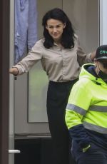 MICHELLE KEEGAN on the Set of Ten Pound Poms in Sydney 08/29/2022