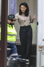 MICHELLE KEEGAN on the Set of Ten Pound Poms in Sydney 08/29/2022