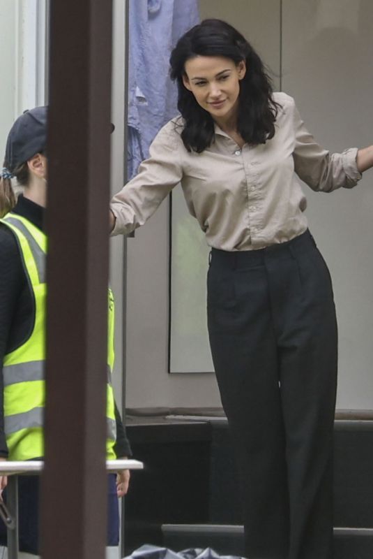 MICHELLE KEEGAN on the Set of Ten Pound Poms in Sydney 08/29/2022