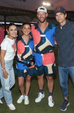 MILA KUNIS and Ashton Kutcher at Ping Pong 4 Purpose at Dodger Stadium in Los Angeles 08/08/2022