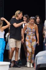 MILLIE BOBBY BROWN and Jake Bongiovi Arrives at Stranger Things Experience in New York 08/10/2022