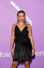 MILLIE BOBBY BROWN at Samsung 2022 Galaxy Creators Lounge in New York 08/10/2022