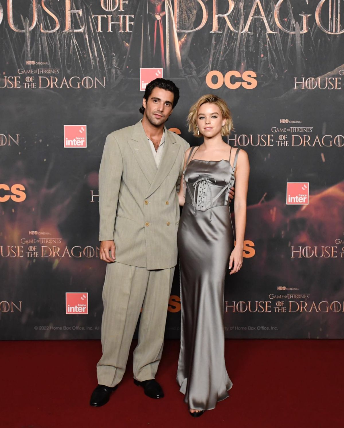 MILLY ALCOCK at House of the Dragon Premiere in Paris 08/28/2022.