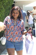 MINDY KALING Arrives at Day of Indulgence Party in Brentwood 08/14/2022