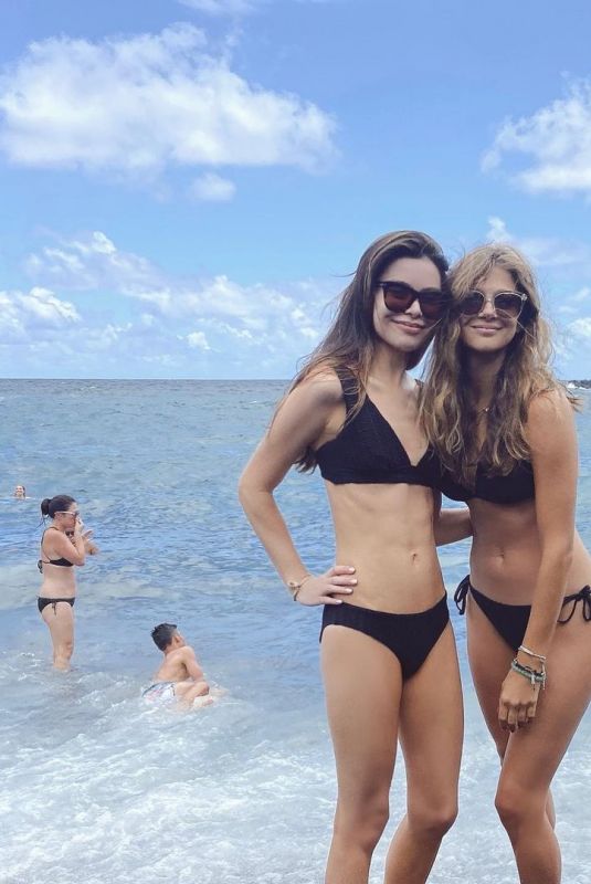 MIRANDA COSGROVEW in Bikini with Friends in Hawaii 08/20/2022