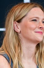 MORFYDD CLARK at The Lord of the Rings: The Rings of Power Press Conference in Mexico City 08/19/2022