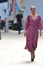 MYLEENE KLASS Arrives at Global Radio in London 08/19/2022