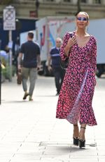 MYLEENE KLASS Arrives at Global Radio in London 08/19/2022
