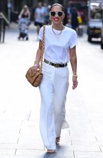 MYLEENE KLASS Arrives at Smooth FM Radio in London 08/09/2022