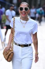 MYLEENE KLASS Arrives at Smooth FM Radio in London 08/09/2022