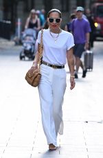 MYLEENE KLASS Arrives at Smooth FM Radio in London 08/09/2022