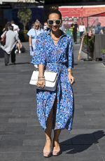 MYLEENE KLASS Arrives at Smooth Radio in London 08/05/2022