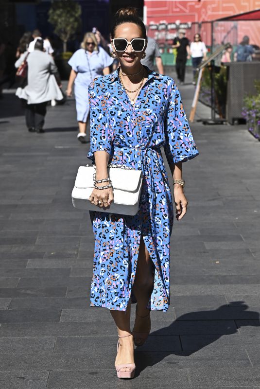 MYLEENE KLASS Arrives at Smooth Radio in London 08/05/2022