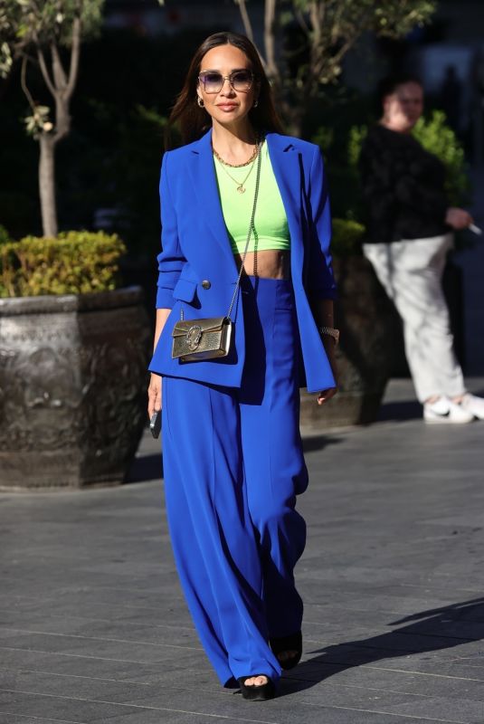 MYLEENE KLASS Out and About in London 08/26/2022