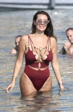 NADINE MIRADA in Swimsuit on the Beach in Mykonos 08/28/2022