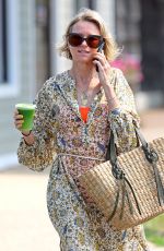 NAOMI WATTS Out for Juice in The Hamptons 08/03/2022