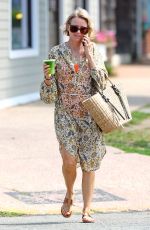 NAOMI WATTS Out for Juice in The Hamptons 08/03/2022