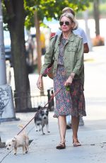 NAOMI WATTS Out with Her Dog in New York 08/26/2022