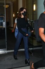 NATALIA DYER Leaves Tonight Show Starring Jimmy Fallon in New York 08/11/2022