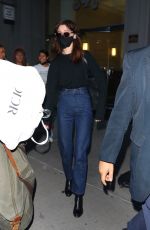 NATALIA DYER Leaves Tonight Show Starring Jimmy Fallon in New York 08/11/2022