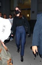 NATALIA DYER Leaves Tonight Show Starring Jimmy Fallon in New York 08/11/2022