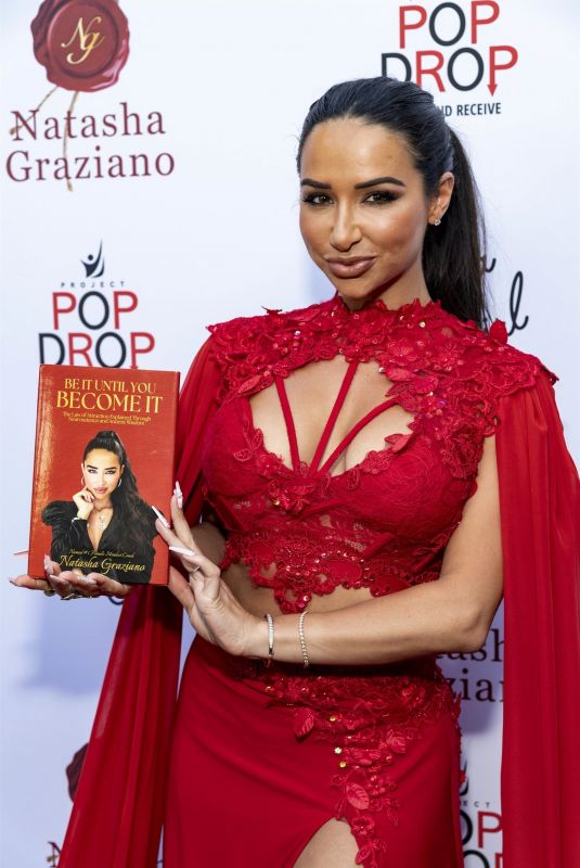 NATASHA GRAZIANO a Her Book Launch Party Be It Until You Become It in Los Angeles 08/03/2022