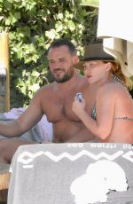 NATASHA HAMILTON in Bikini on Holiday in Marbella 08/19/2022