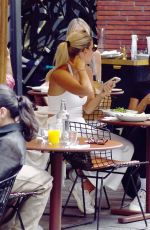NATASHA OAKLEY Out for Lunch in Chelsea 08/08/2022