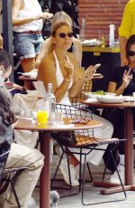 NATASHA OAKLEY Out for Lunch in Chelsea 08/08/2022