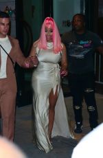 NICKI MINAJ Leaves VMA Afterparty at Moxy Hotel in New York 08/28/2022