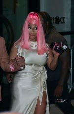 NICKI MINAJ Leaves VMA Afterparty at Moxy Hotel in New York 08/28/2022