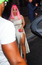 NICKI MINAJ Leaves VMA Afterparty at Moxy Hotel in New York 08/28/2022