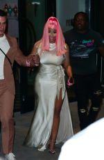NICKI MINAJ Leaves VMA Afterparty at Moxy Hotel in New York 08/28/2022