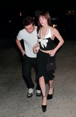 NICOLA PELTZ and Brooklyn Beckham Arrives at an Aftershow Party in West Hollywood 08/12/2022