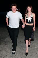 NICOLA PELTZ and Brooklyn Beckham Arrives at an Aftershow Party in West Hollywood 08/12/2022