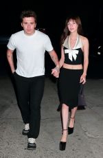 NICOLA PELTZ and Brooklyn Beckham Arrives at an Aftershow Party in West Hollywood 08/12/2022