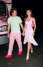 NICOLA PELTZ and Brooklyn Beckham Night Out in West Hollywood 08/27/2022