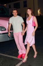 NICOLA PELTZ and Brooklyn Beckham Night Out in West Hollywood 08/27/2022