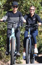 NICOLE and SOFIA RICHIE on a Bike Ride in Santa Barbara 08/07/2022