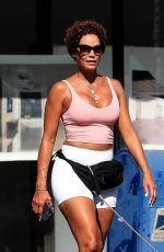 NICOLE MURPHY Out with Her Dog in Beverly Hills 08/16/2022