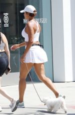 NICOLE MURPHY Out with Her Dog in West Hollywood 08/17/2022