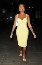 NIKITA JASMINE Arrives at Hilton Hotel Park Lane in London 08/21/2022